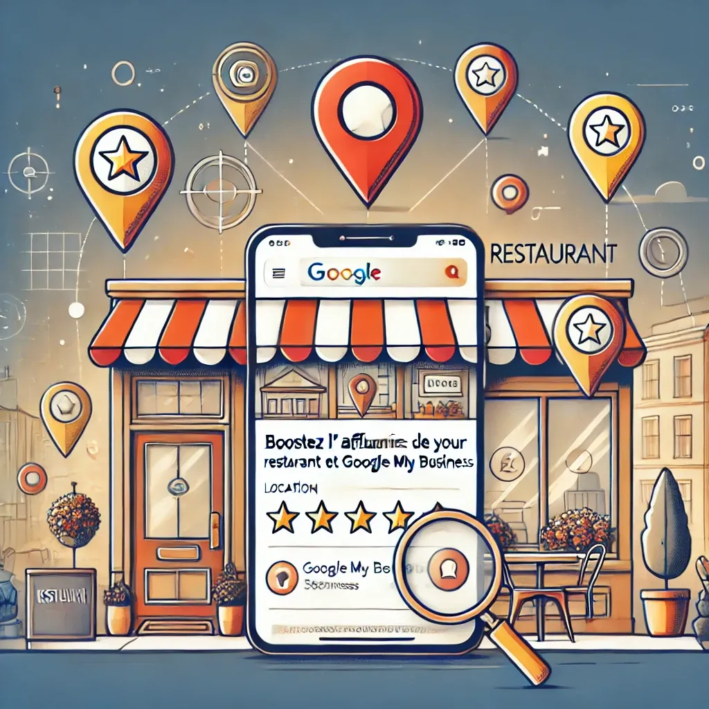 Illustration article : Boostez l'affluence de votre restaurant avec le SEO local et Google My Business